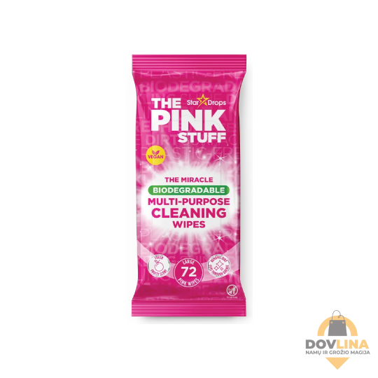 The Pink Stuff Multi Purpose drėgnos servetėlės (72vnt)