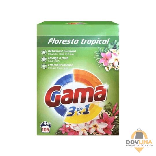 Gama  Floresta Tropical  3in1 skalbimo milteliai (5,775kg)