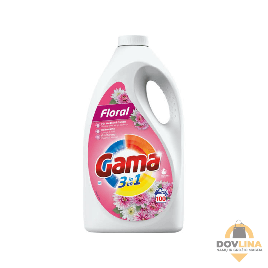 Gama Floral 3in1 universalus skalbimo skystis (4,5l)