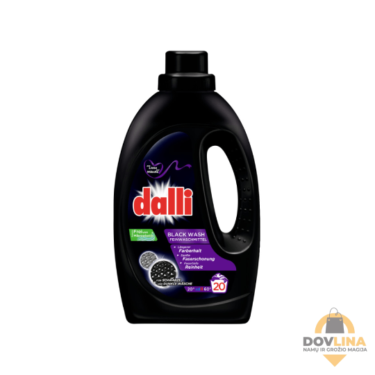 Dalli Black Wash Feinwaschmittel skystas skalbiklis tamsiems audiniams (1,1l)