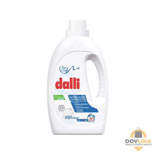 Dalli White Wash Feinwaschmittel skystas skalbiklis baltiems ir šviesiems audiniams (1,1l)