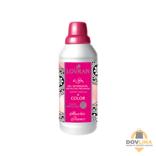 Lovran Detergente Color skystas skalbiklis spalvotiems audiniams (1l)