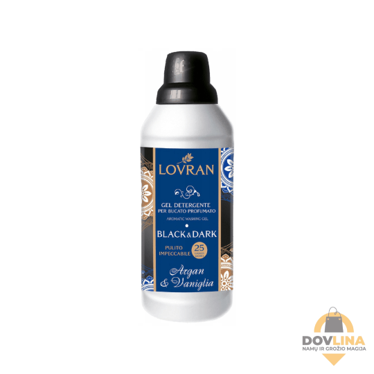 Lovran skystas skalbiklis tamsiems ir juodiems audiniams (1l)