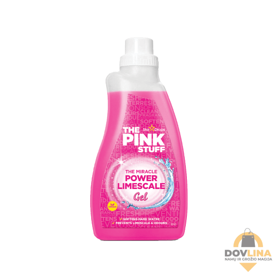 The Pink Stuff kalkių nuosėdų valiklis skalbimo mašinoms (1l)