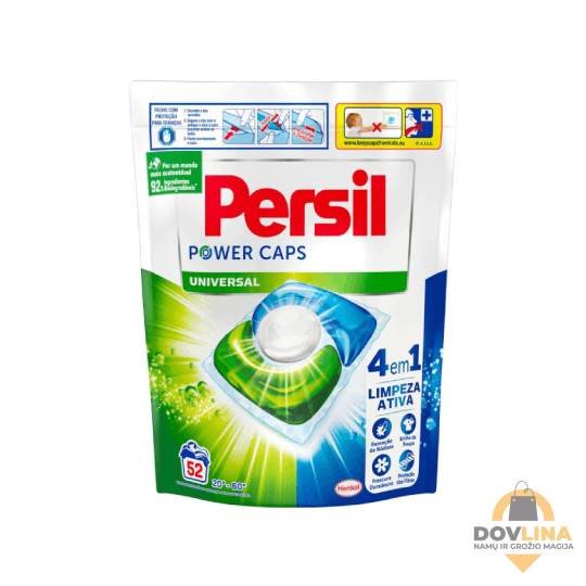 Persil Power Caps Universal 4in1 universalios skalbimo kapsulės (52vnt)