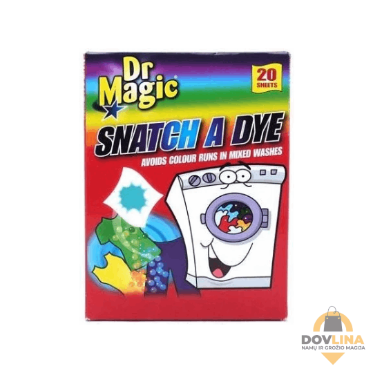 Dr Magic Snatch A Dye spalvos sugėrimo servetėlės (20vnt)