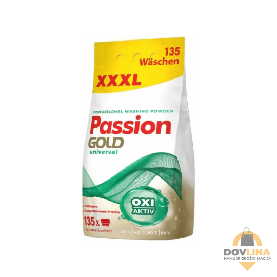 Passion Gold Professional universalūs skalbimo milteliai (8,1kg)